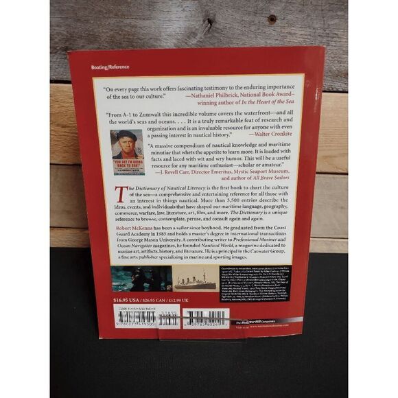 The Dictionary of Nautical Literacy by Robert McKenna Paperback 9780071419505 - Picture 2 of 2